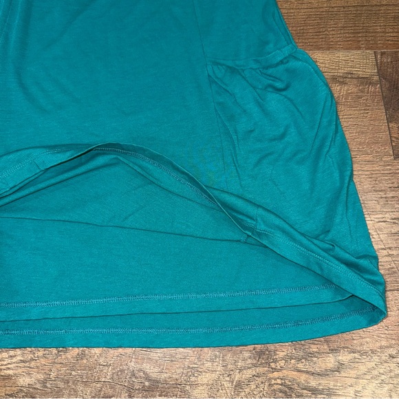 Eastern Mountain Sports Fully Lined Turquoise Sleeveless Dress with Pockets - Picture 9 of 11